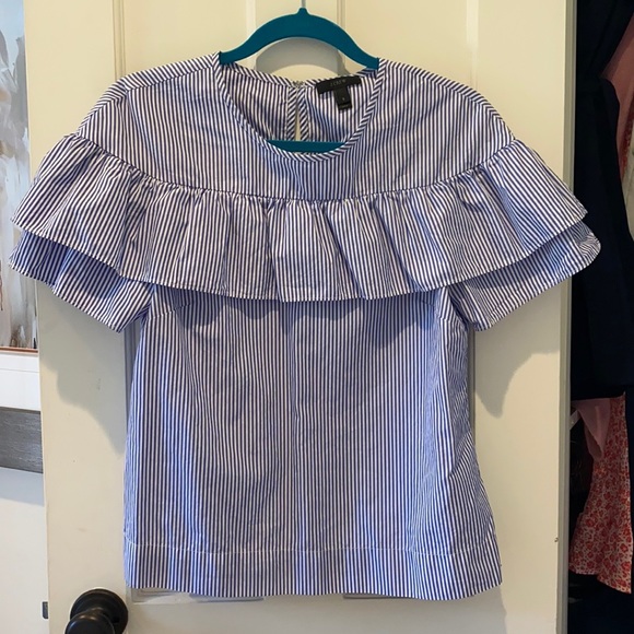 J. Crew Tops - J. Crew ruffle top.